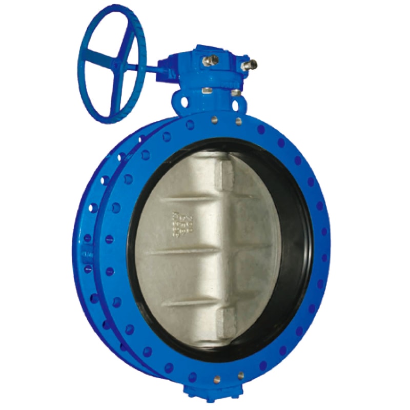 Concentric Double Flanged Type Butterfly Valve