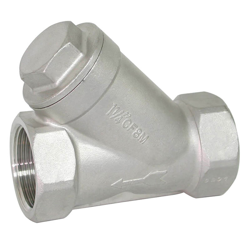 Stainless Steel Y-Pattern Threaded Lift Check Valve