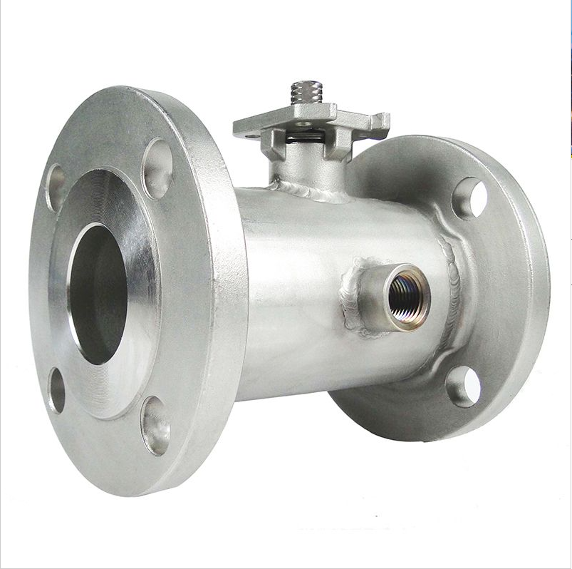 Jacketed Type Direct Mount 1-Piece Flanged Ball Valve