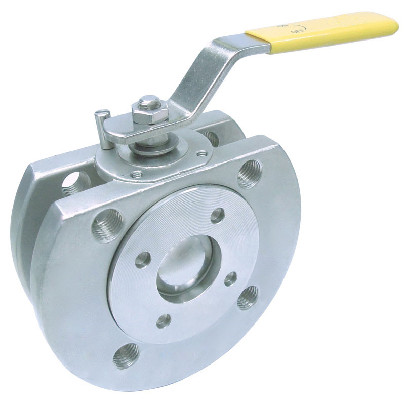 Mounting Pad Wafer Type 1-Piece Ball Valve
